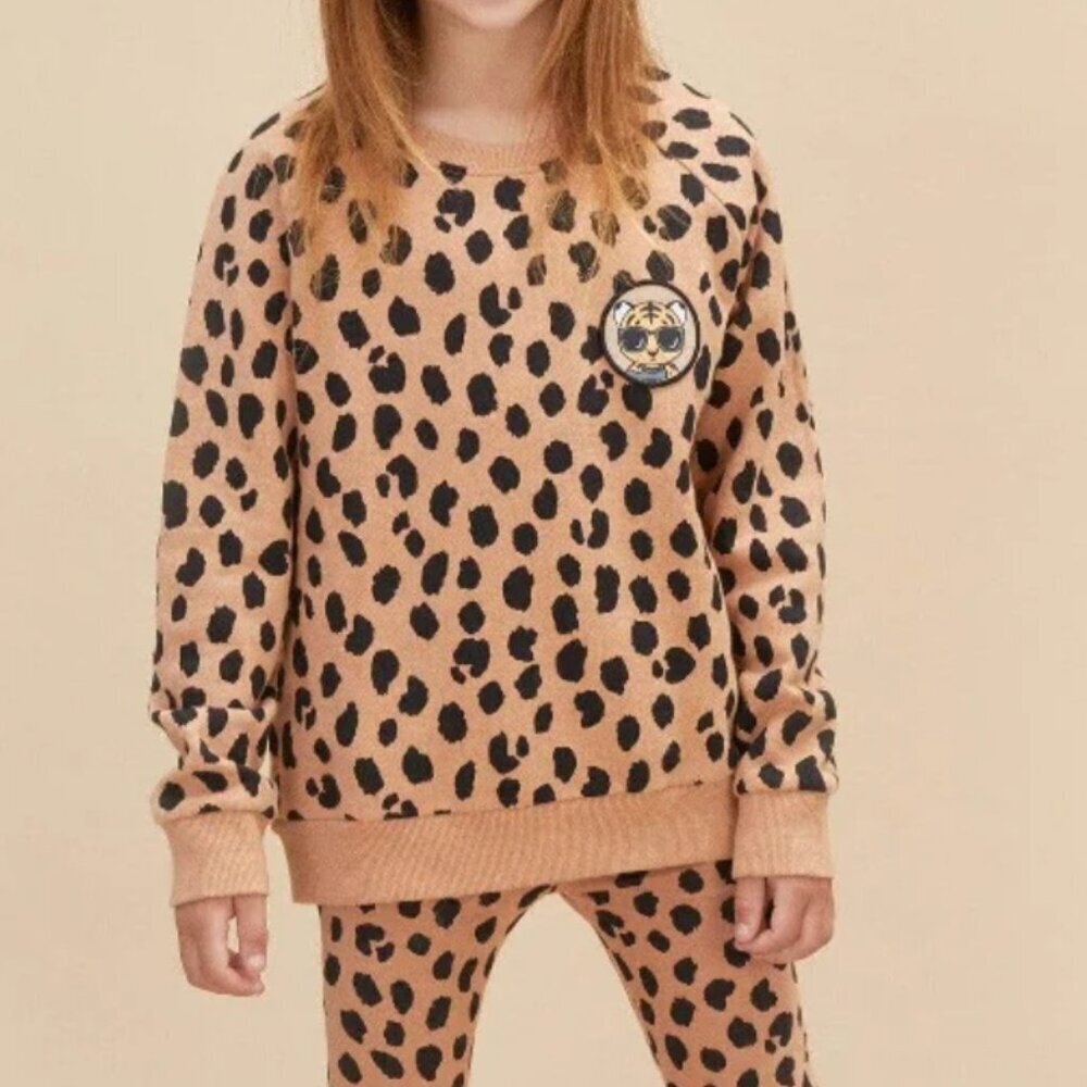 Hux Tiger Sweatshirt Size 4 Organic Cotton
